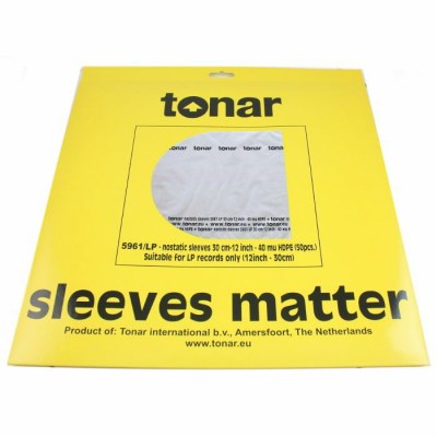 Tonar LP Nostatic Inner Sleeves