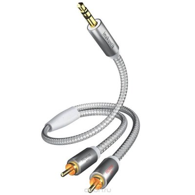 Inakustik Premium MP3 Audio Cable, 3.5 mini jack - 2RCA, 1.5 m