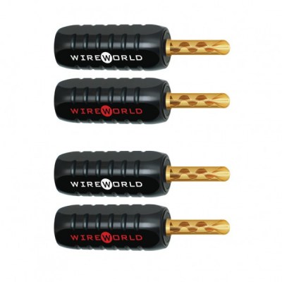 WireWorld Screw Banana 10ga ABS Shell Set 4