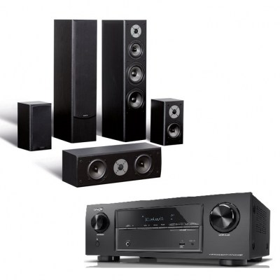 Комплект домашнего кинотеатра Quadral Quintas 6500 5.0 + Denon AVR-X250BT
